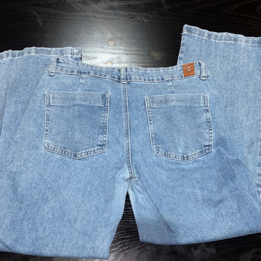 GOGO Light Blue Flare Women's Jeans - Picture 3 of 5